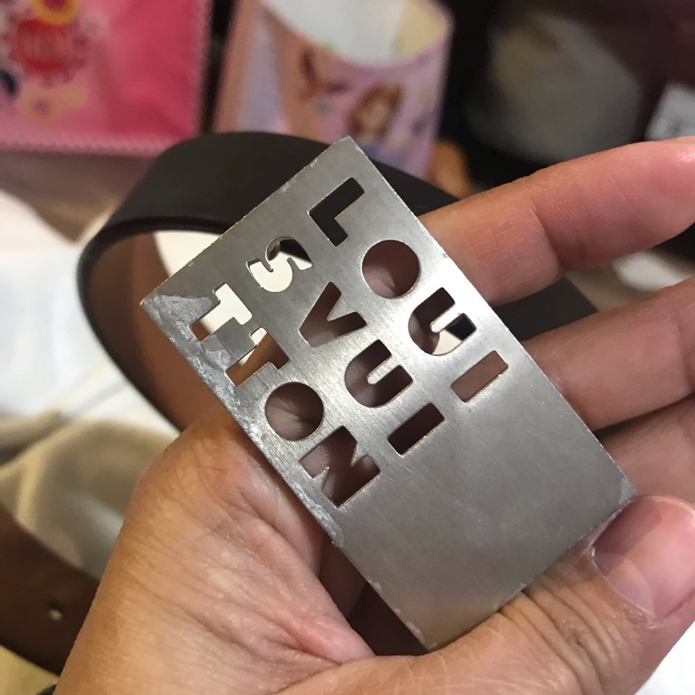 Authentic LV belt